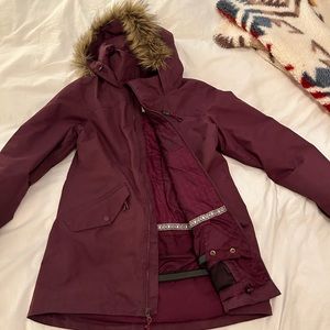 Lightly used Burton ski jacket
